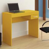 Mesa para Computador com Gaveta Cooler Artely Amarelo