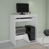 Mesa para Computador com Suporte para Teclado Iris JCM Móveis Branco