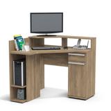Mesa Para Computador De Canto 1 Gaveta 1 Porta S975 Kappesberg - Nogal