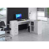 Mesa para Computador de Canto Espanha com Gavetas - Politorno