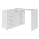 Mesa para Computador Escrivaninha Logan Web Branco - Artany