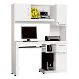 Mesa para Computador Everest Branca - Edn móveis