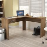 Mesa para Computador Fênix 1 Gaveta 1181 Castanho Ff - Politorno