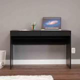 Mesa para Computador Lindoia 2 Gavetas Preto Politorno