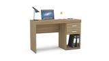 Mesa Para Computador Malta 2 Gavetas - Castanho - Politorno