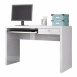 Mesa para Computador TC122 Dalla Costa Branco Brilho