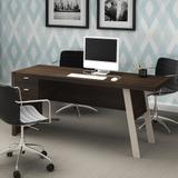 Mesa para Escritório 2 Gavetas Me4122 Tabaco/Pés Fendi - Tecno mobili