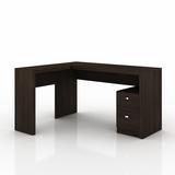 Mesa para Escritório, 2 Gavetas, Me4129, Tecno Mobili. Tabaco