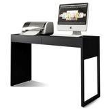 Mesa Para Escritório e Home Office Work Preto Fosco - Lyam Decor
