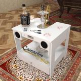 Mesa Para Narguilés com 2 gavetas - COM CAIXA DE SOM - Bar22 - Camarim móveis