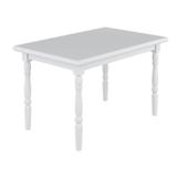 Mesa Para Sala de Jantar 125 cm Branco - Piratini