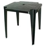 Mesa Plástica Monobloco Ouro Preto Preta - Antares