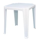 Mesa plastica monobloco tambau branca - Tramontina