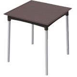 Mesa quadrada 70 x 70 cm marrom - LAURA RATAN - Tramontina (Marrom)