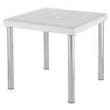 Mesa quadrada 80 x 80 cm branca - MONA - Tramontina