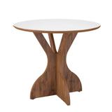 Mesa Redonda Para 4 Lugares Off White - Dalla Costa