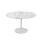 Mesa redonda saarinen ø124cm carrara - Clássicos floresta