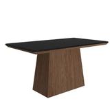 Mesa Retangular Tampo de Vidro 1,60X0,90 Melissa New Ceval
