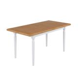 Mesa Retangular Udine Marrom e Branco - Piratini