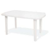 Mesa Tramontina Camboriú Retangular com Anti-UV Branco