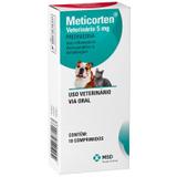 Meticorten Vet 5mg Prednisolona Cães E Gatos 10 Comprimidos - Msd