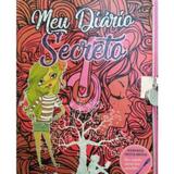 Meu diário secreto - vermelho menina - acompanha caneta mágica - Pae