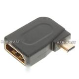 Micro Hdmi x HDMI (Femea Macho) Full HD Adaptador Tablet PC Celular Notebook - Hardfast