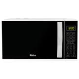Micro-ondas 21 Litros Philco PMO21P Branco e Preto 127V