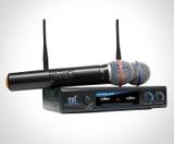 Microfone Sem Fio Duplo Em Uhf, Ref. Tsi-ud-800-uhf