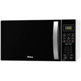 Microondas 25 Litros Philco PMO26PB Menu Fit Preto com Branco 110v