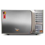 Microondas Midea MTAEG42, 30L Com Grill, 900W, Porta Espelhada, Prata - 110V