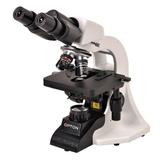 Microscópio Binocular 40-1000X Objetivas Semi-Planas LED 3W - Opton