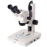 Microscópio Estereoscópico Binocular, Z 1X 4X, 10X 160X e Ilum Trans Refl LED - Opton