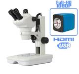 Microscópio Estereoscópio com Câmera FULL HD Stand Alone - Digilab