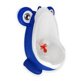 Mictorio infantil sapinho Micbaby pinico menino azul e branco nacional