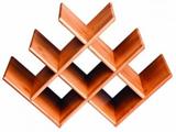 Mini Adega Rack Porta Vinho 8 Garrafas De Vinho Em Bambu 8444 - Mor