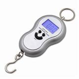 Mini Balança Digital Tipo Peixeiro pesa ate 50 kg Graduação 10g - Cinza - Jp