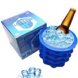 Mini Balde Gelo Silicone Magic Ice Genie Portátil Maleável - Rpc