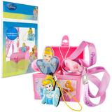 Mini Baú Cinderela Chiquinha Pingente E Cordão Para Crachá - Cim toys