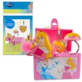 Mini Baú de Princesa Aurora com Anel Pingente e Maria Chiquinha - Cim toys