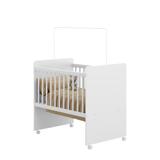Mini Berço Com Grade E Colchão Multimóveis 0530.697 Branco Premium