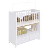 Mini Berço Moisés 2 GV Branco - Completa móveis
