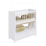 Mini Berço Moisés com Colchão 2 GV Branco - Completa móveis