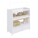 Mini Berço Moisés com Colchão 2 GV Branco - Completa móveis