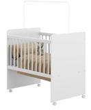 Mini Berço/Moises Grade Palito C/ Colchao Branco Premium/Bianco - Multimoveis