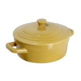 Mini Caçarola Em Cerâmica 350Ml Caramelo Mondoceram Gourmet