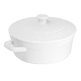 Mini Caçarola Em Cerâmica 550ml Branco Mondoceram Gourmet