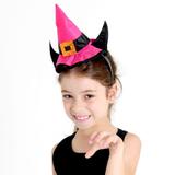 Mini Chapéu Bruxa Pink - Halloween