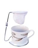 Mini coador de café cromado - Fiver