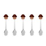 Mini Colher para Brigadeiro com Enfeite Cupcake 30 unidades - Festabox